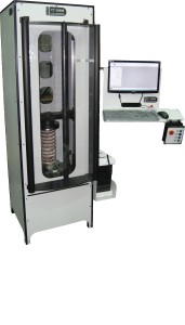 CT30000 30kN capacity, dual ballscrew automated spring tester