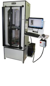 CT200000 200kN capacity, dual ballscrew automated spring tester